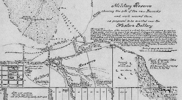Military Reserve, 1838
